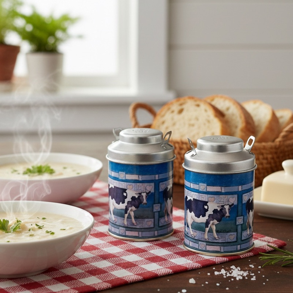 Cow Print Salt and Pepper Shakers
